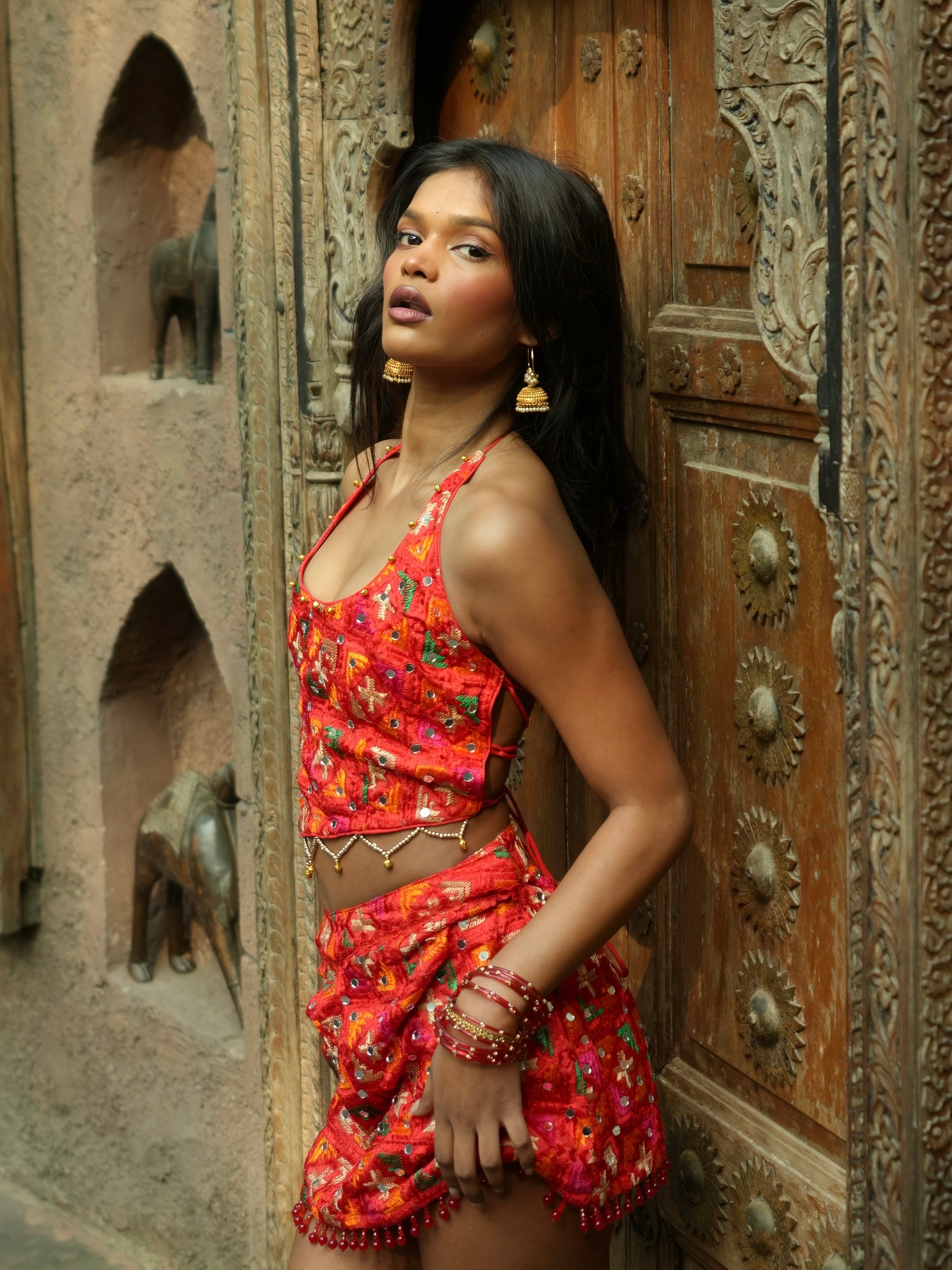 The Mirchi Phulkari top