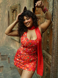 The Mirchi Phulkari Skirt