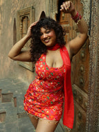 The Mirchi Phulkari Skirt