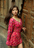 The Satrangi Phulkari top