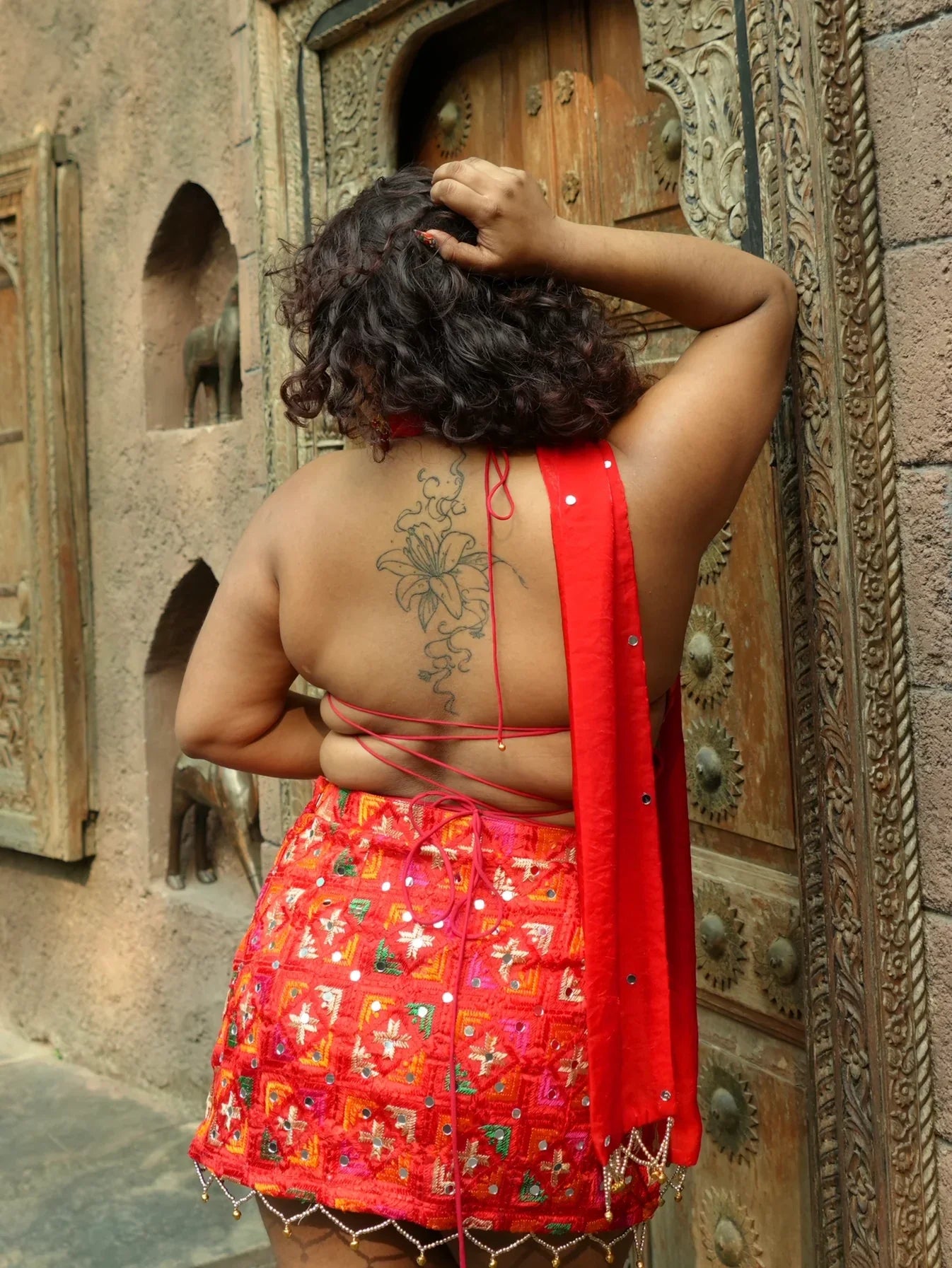 Mirchi Phulkari set
