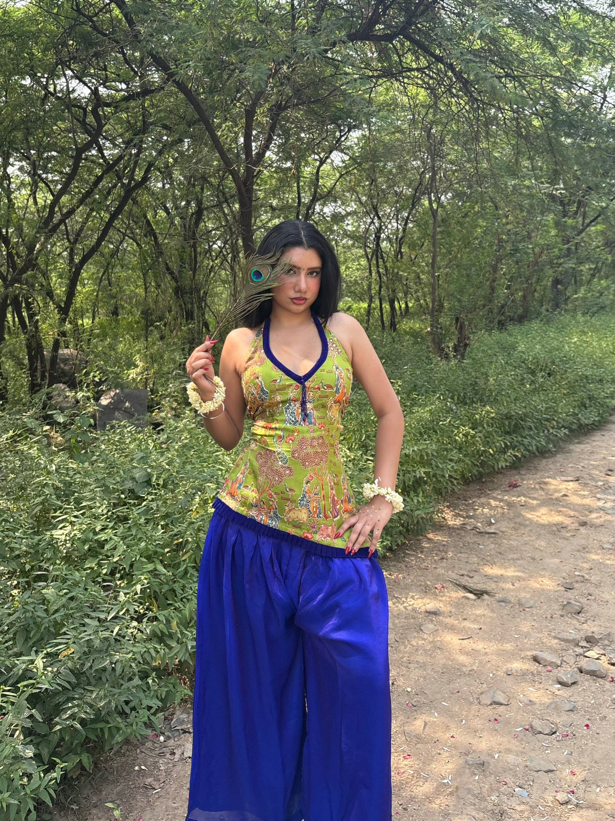 The Vrindavan Set (kurti & Bolero)