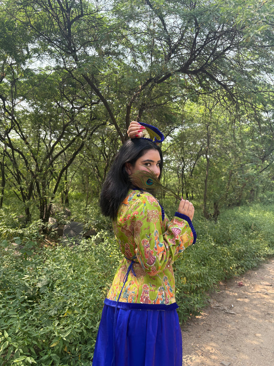 The Vrindavan Set (kurti & Bolero)